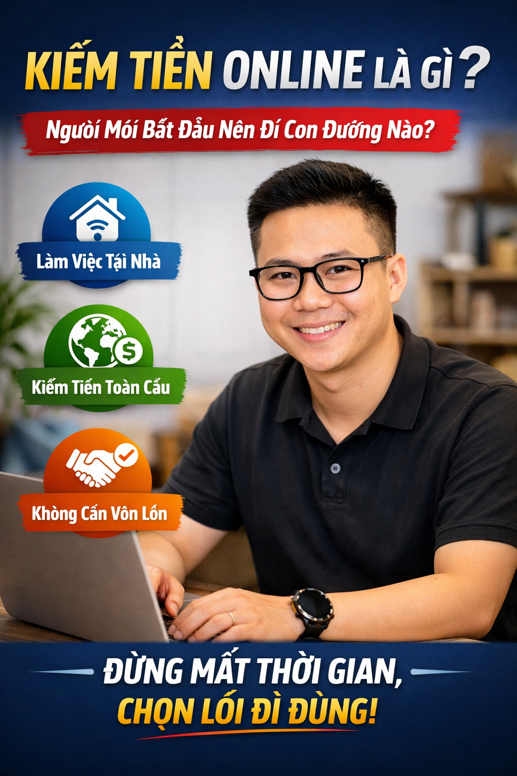 Kiếm tiền online cho người mới bắt đầu